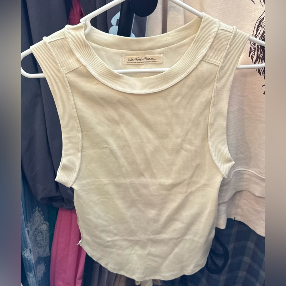 NWOT Free People We The Free Kate Tank - ivory white - XS, S, M, L, XL - Picture 7 of 12